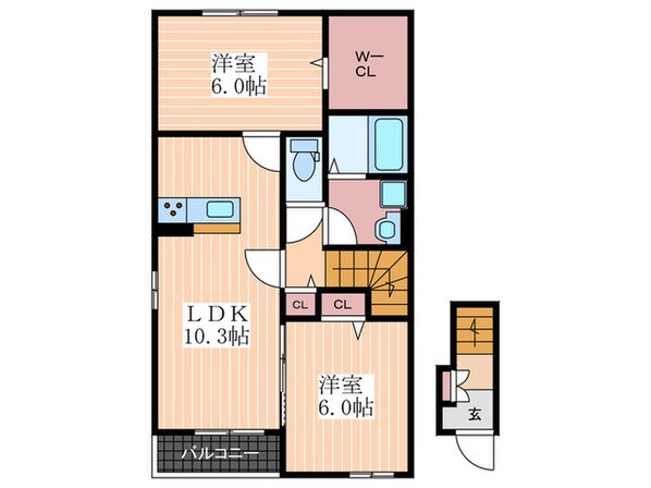 ハートホームⅠの物件間取画像